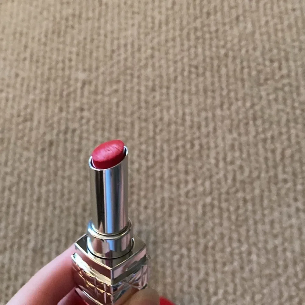 Dior Rouge Ultra Dior 999 Lipstick Luxe Bright Red Like New with Box Swatched